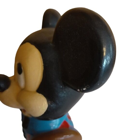 MICKEY MOUSE AND GOOFY CERAMIC FIGURINES LOT DISNEY GARDEN STATUES - Picture 3 of 12